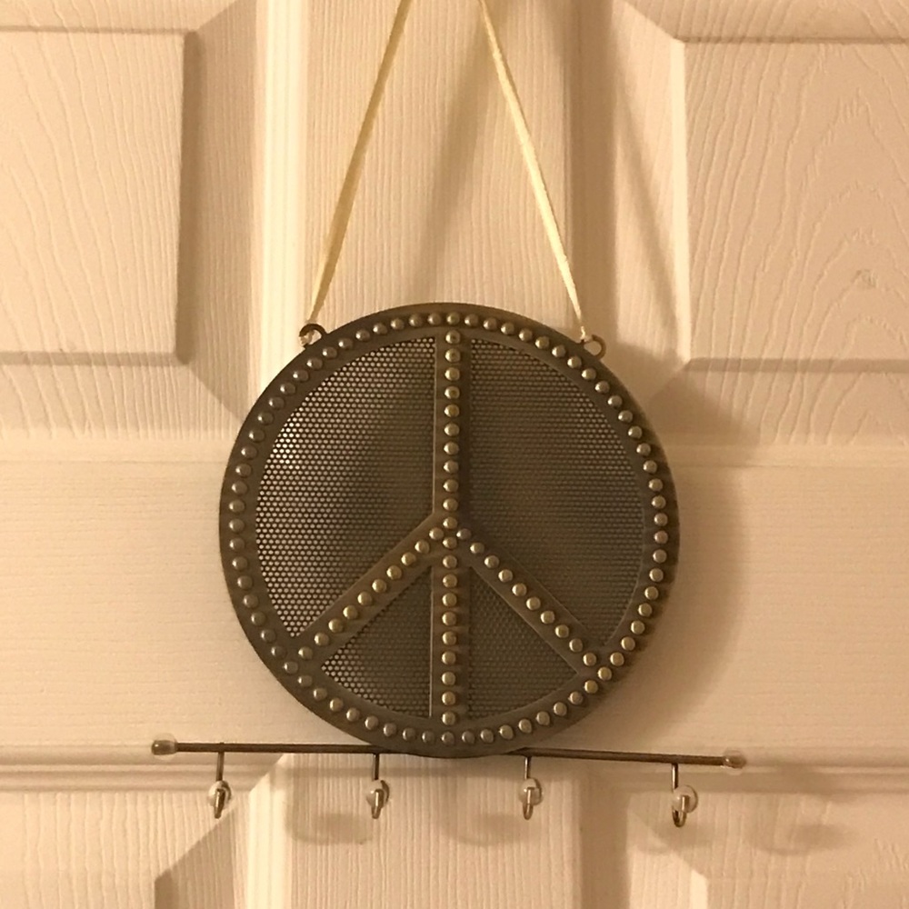 Jewelry organizer, organizer, hooks.